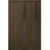 Полуторні міжкімнатні двері «Techno-75-half» колір Дуб Портовий