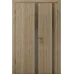 Полуторні міжкімнатні двері «Techno-75-half» колір Дуб Сонома