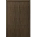 Межкомнатная двойная дверь «Techno-76-2» цвет Дуб Портовый