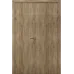 Міжкімнатні двійні двері «Techno-76-2» колір Дуб Бурштиновий