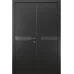 Міжкімнатні двійні двері «Techno-79-2» колір Антрацит