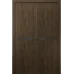 Межкомнатная двойная дверь «Techno-79-2» цвет Дуб Портовый