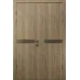 Міжкімнатні двійні двері «Techno-79-2» колір Дуб Сонома