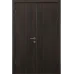 Розпашні двері «Techno-80-2» колір Горіх Морений Темний