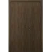 Міжкімнатні полуторні двері «Techno-80-half» колір Дуб Портовий