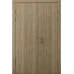 Міжкімнатні полуторні двері «Techno-80-half» колір Дуб Сонома