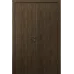 Распашная дверь «Techno-81-2» цвет Дуб Портовый