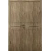 Розпашні двері «Techno-81-2» колір Дуб Бурштиновий