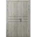 Полуторні двері «Techno-81-2» колір Крафт Білий