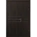 Полуторні двері «Techno-81-2» колір Горіх Морений Темний