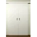 Міжкімнатні подвійні розсувні двері «Techno-82-2-slider» колір Білий Супермат