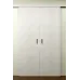 Міжкімнатні подвійні розсувні двері «Techno-82-2-slider» колір Дуб Білий