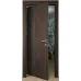 Міжкімнатні роторні двері «Techno-82-roto» колір Горіх Морений Темний