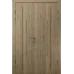 Міжкімнатні подвійні двері «Techno-86-2» колір Дуб Сонома