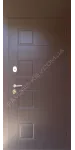 Входная дверь «Термопласт коричневая», 2.2 мм сталь, 100 мм толщина полотна