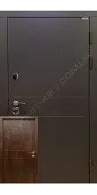 Входная дверь «Токио» металлизированная эмаль, три контура уплотнения