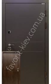 Дверь «Токіо» металізована эмаль три контури ущільнення терморозрив