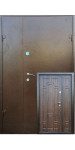 Полуторная уличные двери металл-мдф панель, модель «Вида»