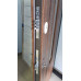 Вуличні двері зі склом та куванням «Зірка», 1.5 мм сталь