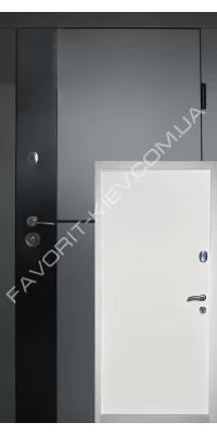Входные двери Неаполь толщина полотна 96 мм. (2 контура), накладки композитная кассета 16 мм./ МДФ 26 мм.