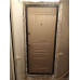 Вхідні двері «Мадрід», чорно-білі, два контури ущільнення, товщина полотна 70 мм