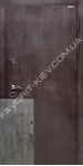 Вхідні двері Стелс покриті яхтовою вологостійкою фанерою, метал полотна 2.2 мм