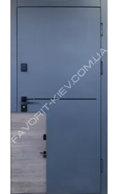 Вуличні двері Стілгард, оцинкована сталь, полотно 1.5 мм