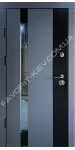 Входные двери Супрема толщина полотна 96 мм. (2 контура), стеклопакет, накладки композитная кассета 16 мм./ МДФ 26 мм.