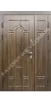 Вхідні двері Тера двостулкові, товщина полотна 86 мм., накладки 16/10 мм.