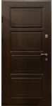 Вхідні металеві двері модель «Ейбар», 2 мм сталь, чорно-білі