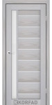 Міжкімнатні двері "FL-01 сатин білий" Korfad