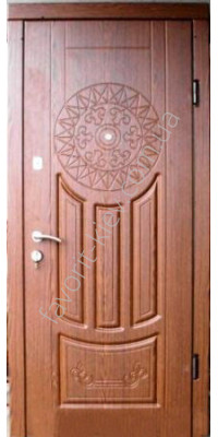 Входная дверь «Рассвет» с эксклюзивным рисунком