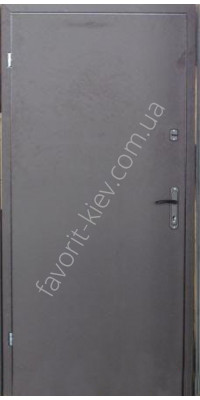Вхідні двері «Вега», метал 1,5 мм., всередині ДВП