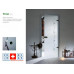 Межкомнатные двери Sklo + Glass Флора (1 сатин)