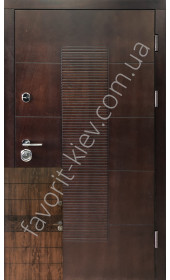Вулична дверь, «Плімут» 2 мм. сталь фанера терморозрив